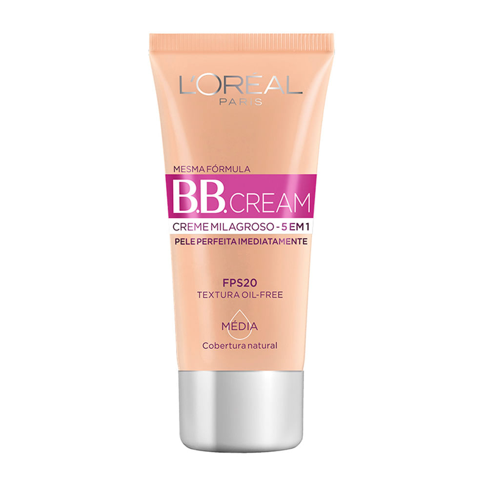 Base L\'Oréal Paris - Dermo Expertise BB Cream 30ml - Medio
