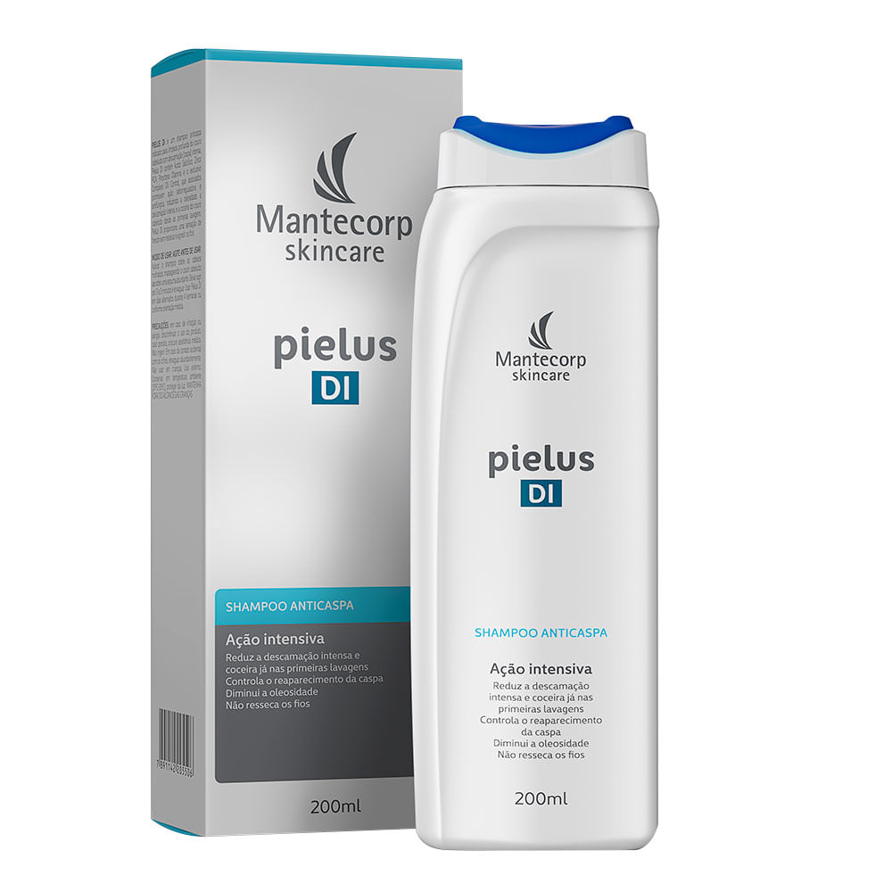 Shampoo Anticaspa Mantecorp Skincare Pielus DI - 200ml