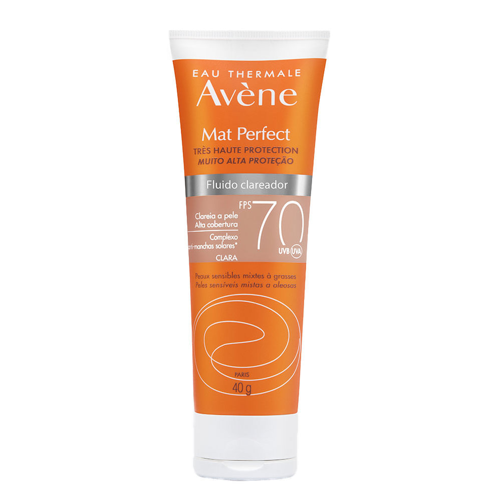 Protetor solar facial com FPS 70, da Avène