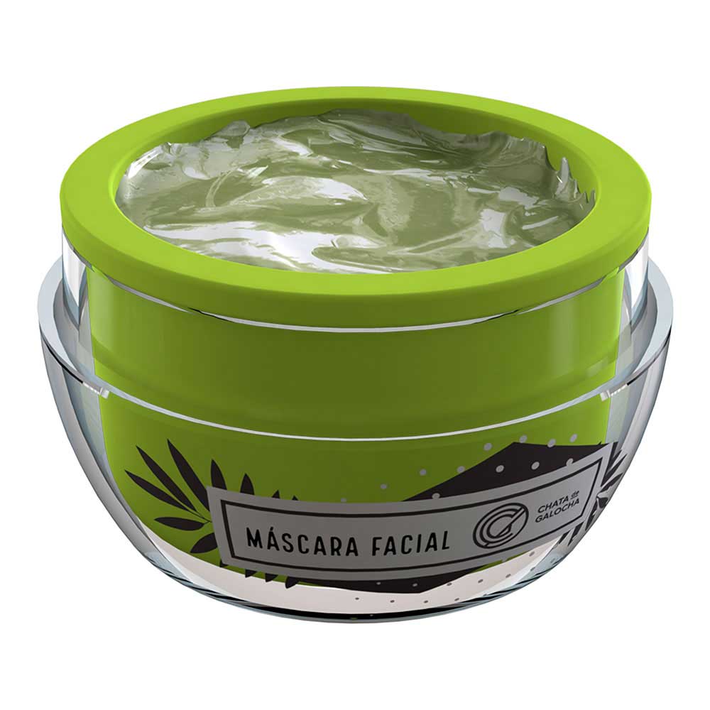 Máscara Facial Argila Verde – Chata de Galocha By Tb Make - 50g