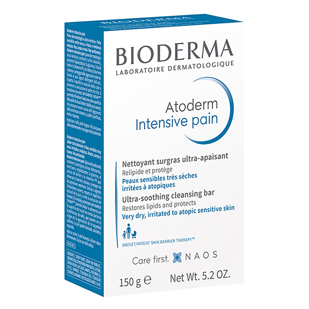 Atoderm Pain Bioderma - Barra de Limpeza hidratante para Pele Seca - 150g