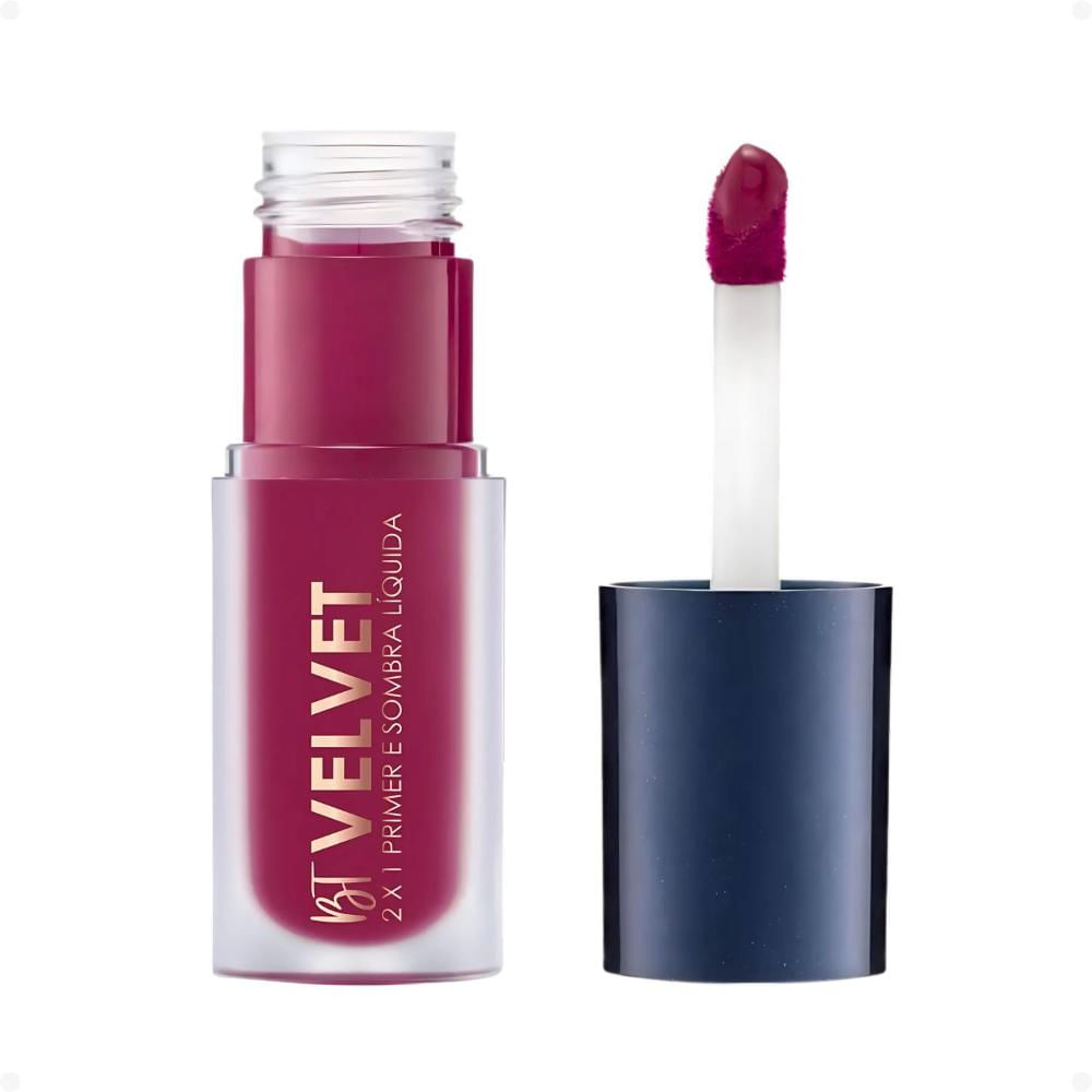 Primer e Sombra Líquida Bruna Tavares Bt Velvet 2x1 Cherry