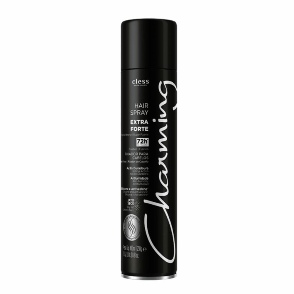 Kit Hair Spray Cless Charming Ex Forte S/ Perfume 400ml C/3