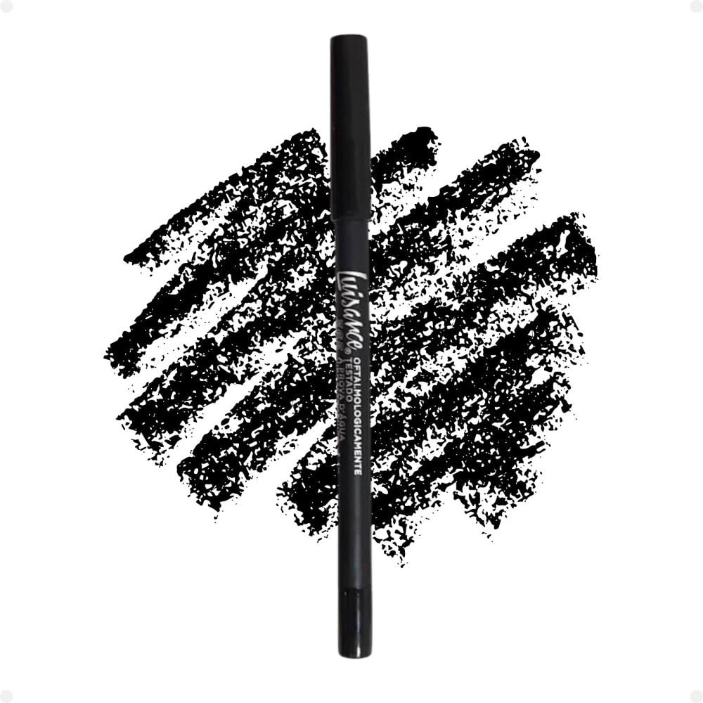 Lápis Para Olhos Luisance 365 Preto A Prova D´água Hipoalergênico L5201