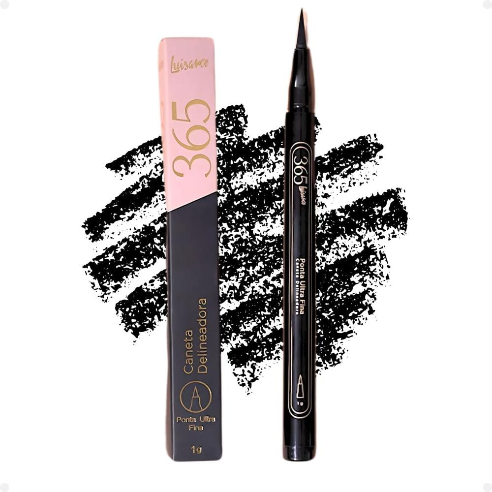 Caneta Delineadora Luisance 365 Ponta Ultra Fina Preto L17001