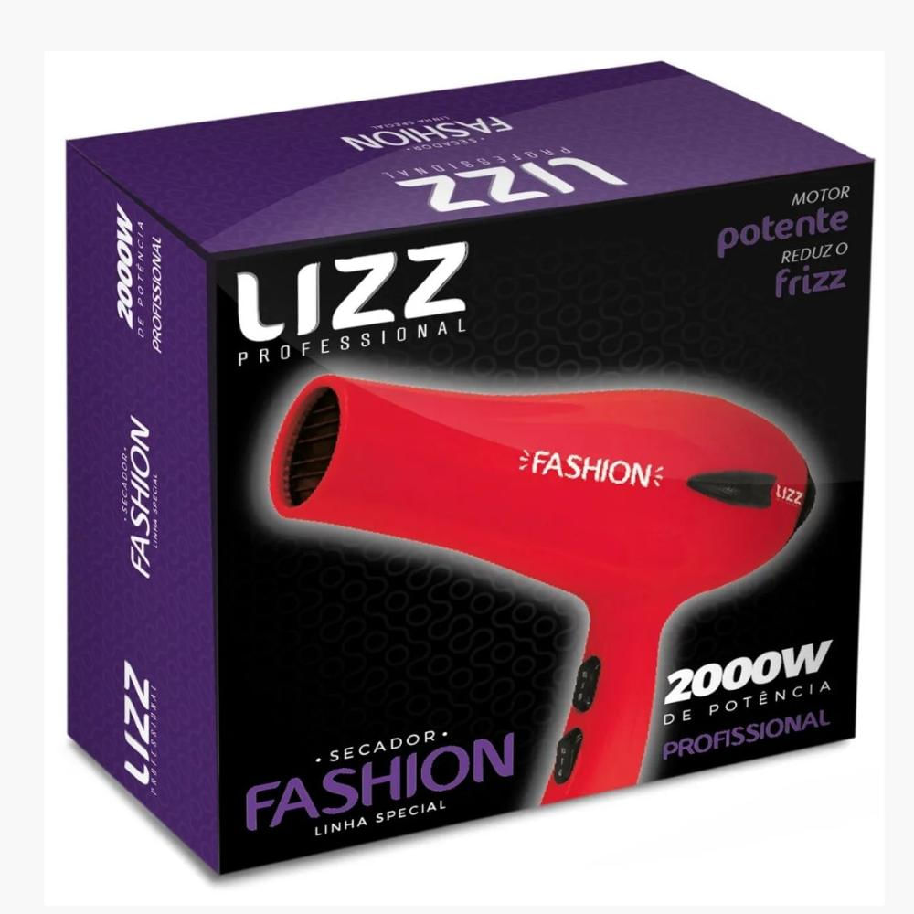 Secador Lizz Fashion Vermelho 2200w 220v
