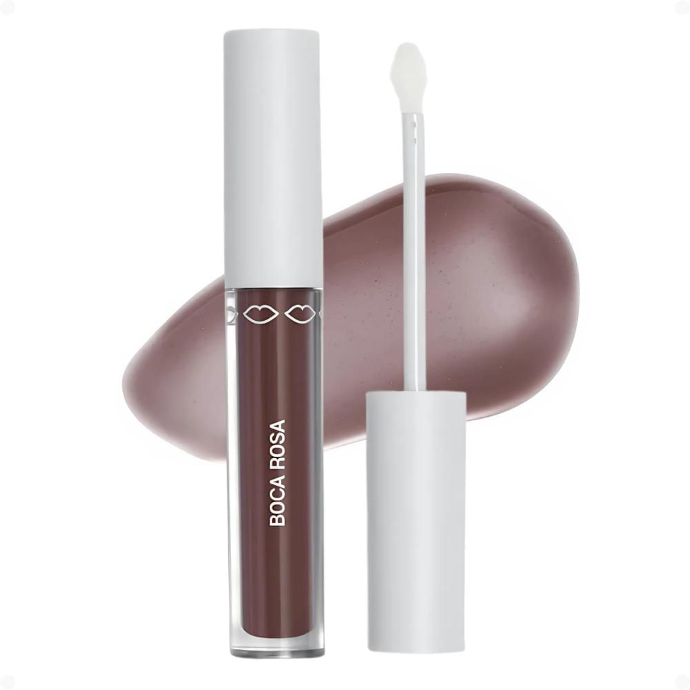 Gloss Labial Boca Rosa Hidra Lábios Marrom Translúcido