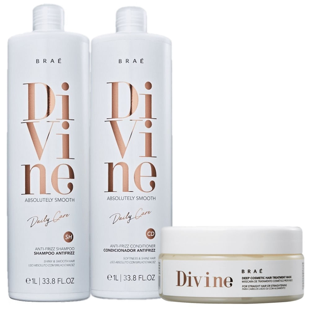 Kit Braé Divine Hidratacao Capilar (3 Produtos) 24449