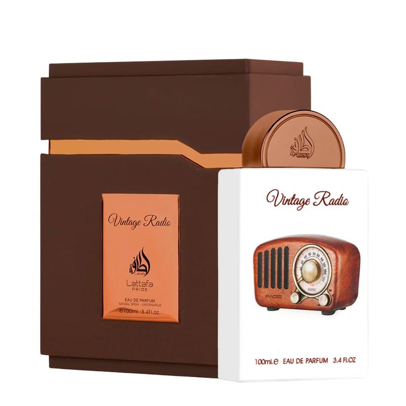 Lattafa Vintage Radio Eau de Parfum - Perfume Unissex - Época
