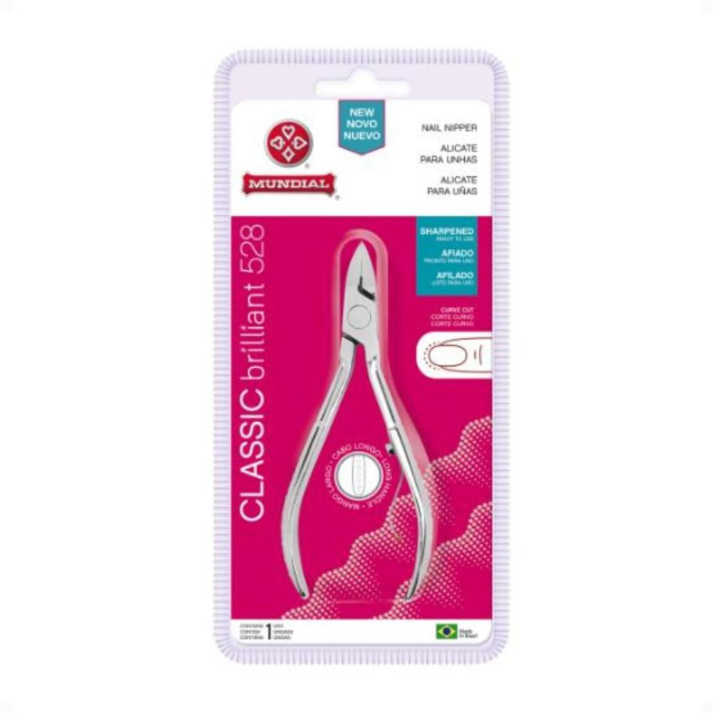 Alicate Para Corte De Unhas Mundial Classic Brilliant 528