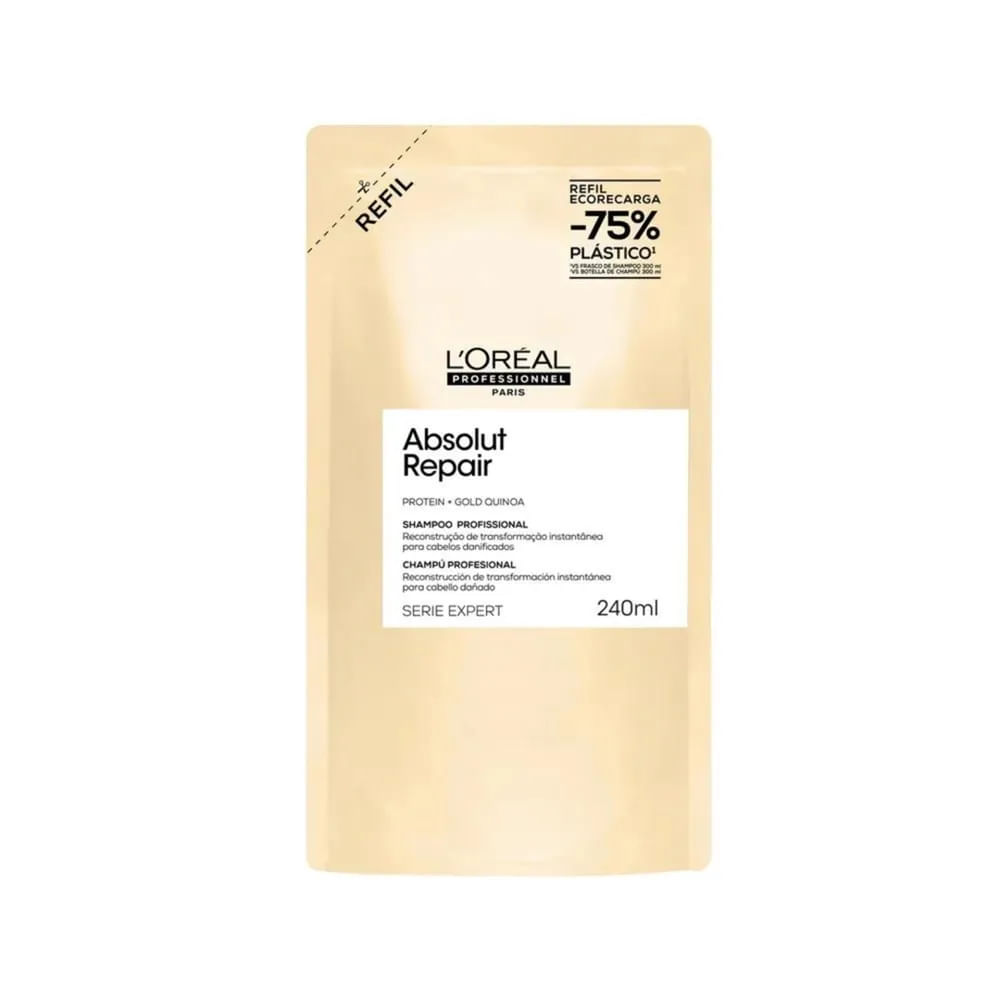 L'Oréal Professionnel Serie Expert Absolut Repair Gold Quinoa + Protein Shampoo Refil 240ml