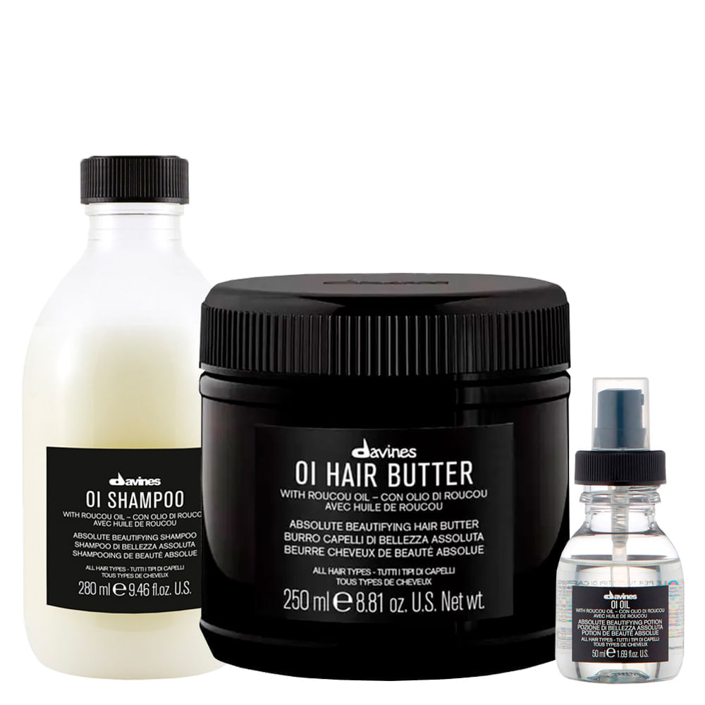 Kit Davines Essential Haircare Oi - Shampoo 280ml + Máscara 250ml