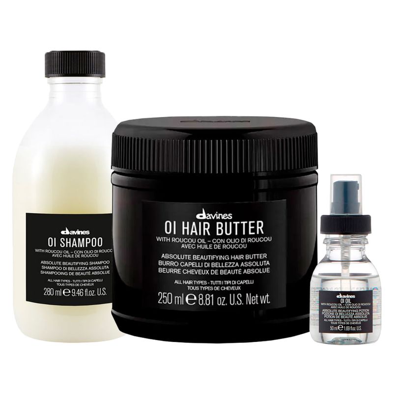 Kit Davines Essential Haircare Oi - Shampoo 280ml + Máscara 250ml