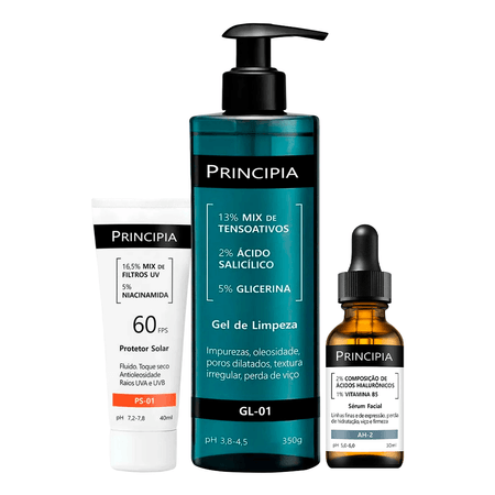 Principia-Kit---Protetor-Solar-Facial-PS-01-FPS60-+-Sérum-Ácido-Hialuronico-e-Vitamina-B5-AH-2-+-Gel-de-Limpeza-Facial-GL-01-Kit--1