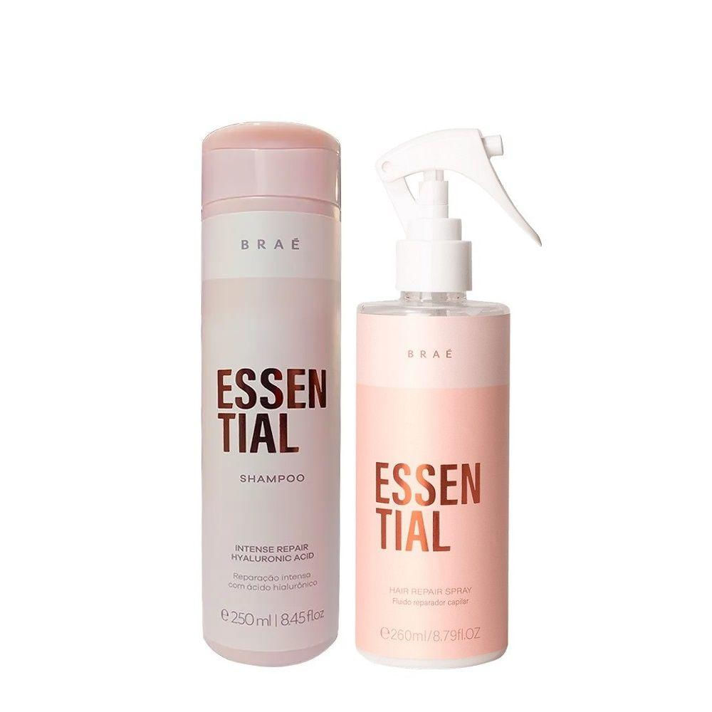 Kit Braé Essential - Shampoo 250ml + Fluído 260ml