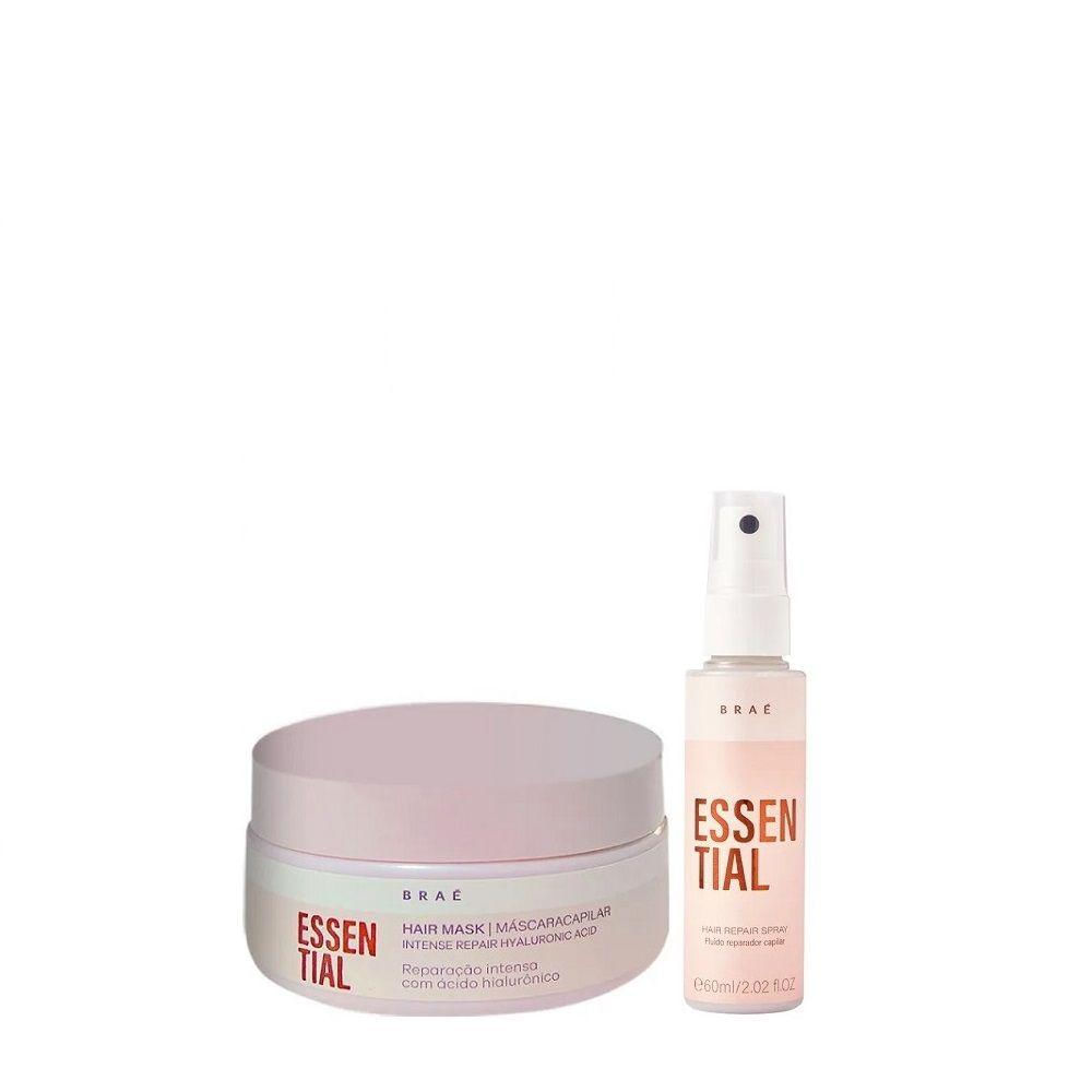 Kit Braé Essential - Máscara 200g + Fluído 60ml