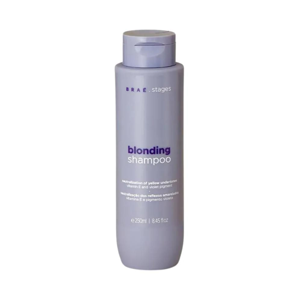 Shampoo Cabelos Loiros Braé Stages Blonding 250ml