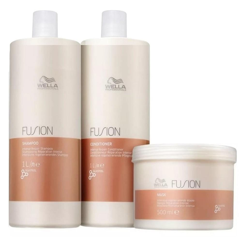 Kit Wella Professionals Fusion Salon Trio (3 Produtos)