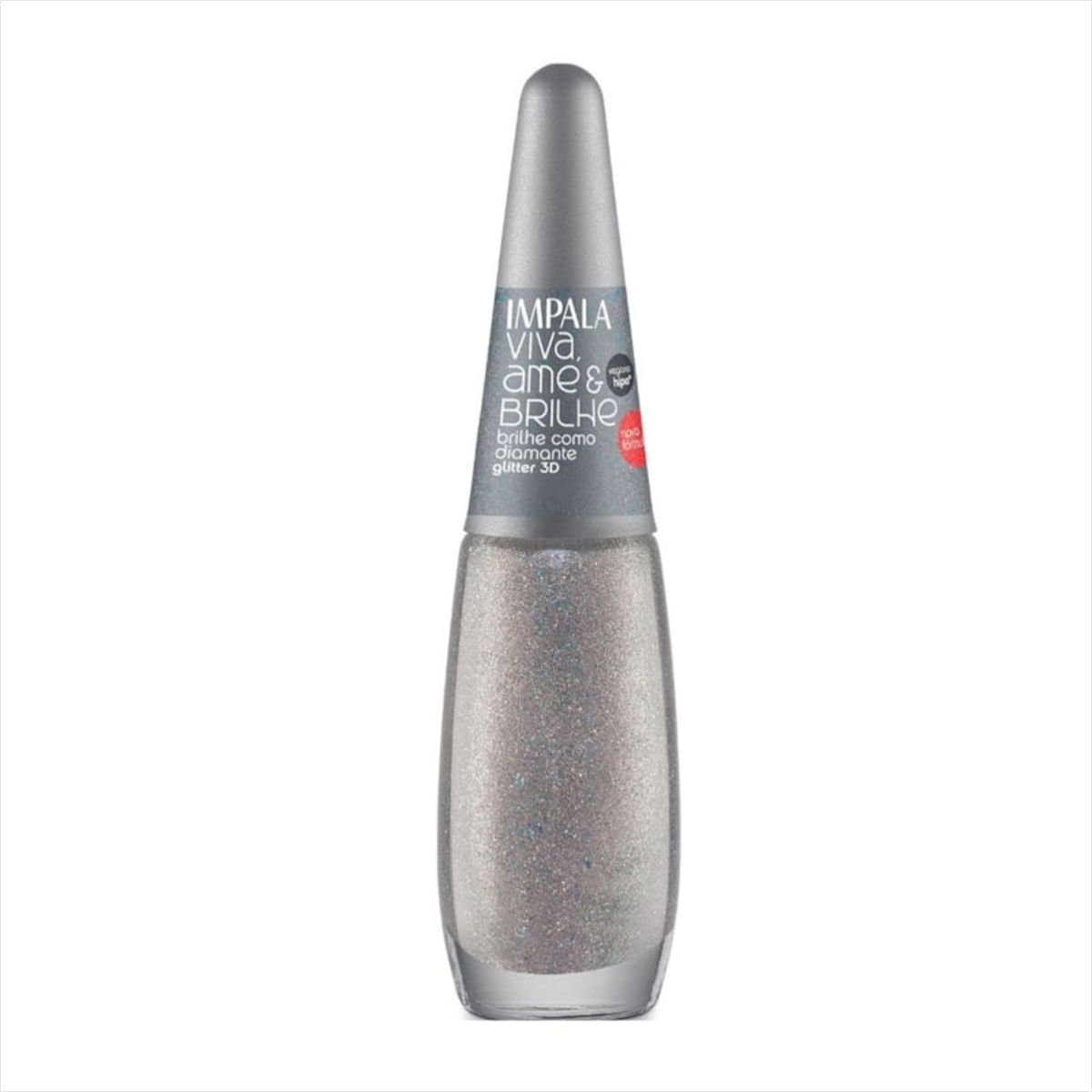 Impala Esmalte Viva Ame E Brilhe Brilhe Como Um Diamante 7,5ml