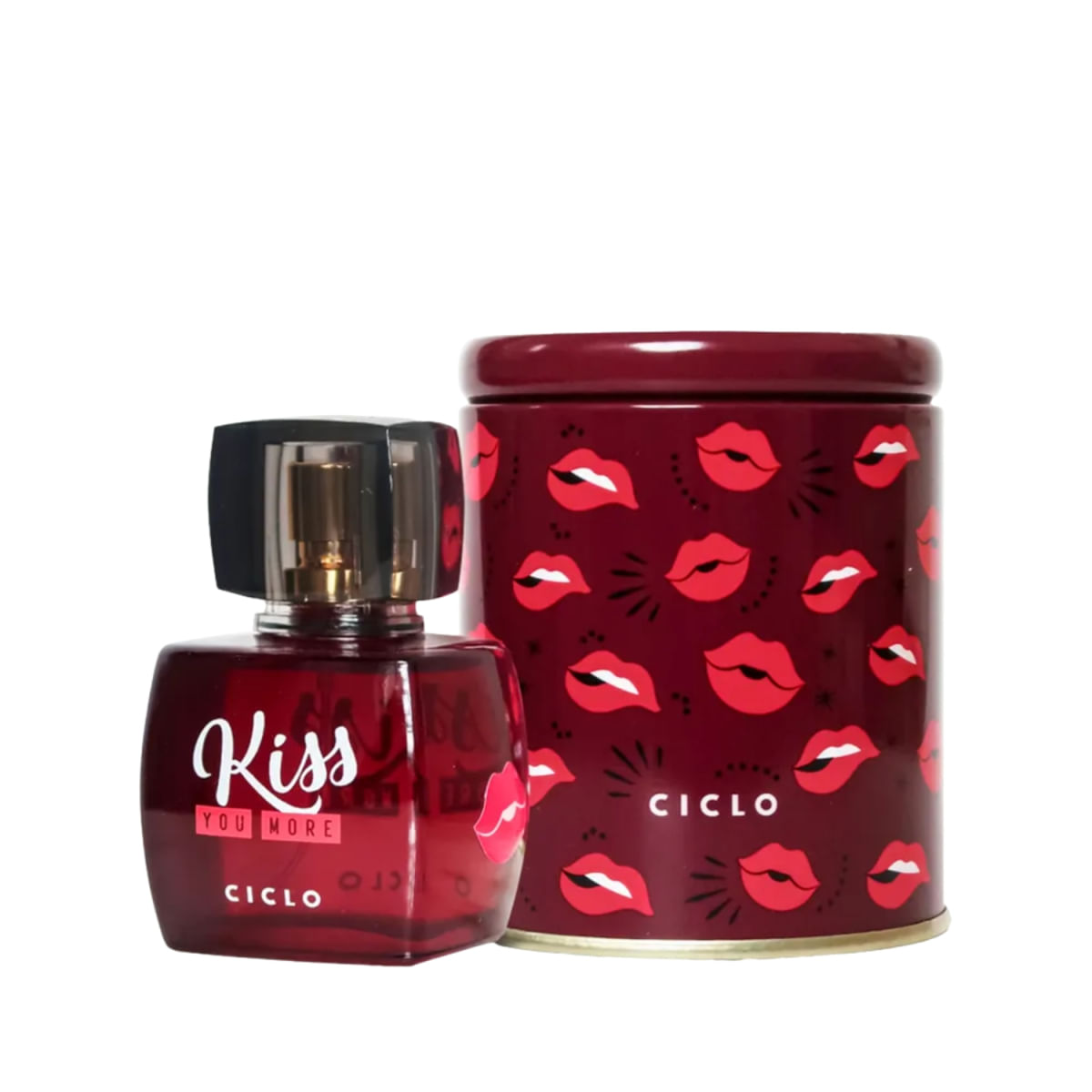 Ciclo Colônia Kiss You More Lata Desodorante Corporal Feminino 50ml