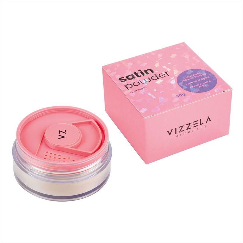 Vizzela Pó Facial Santin Powder 9g Cor 01 - Época Cosméticos