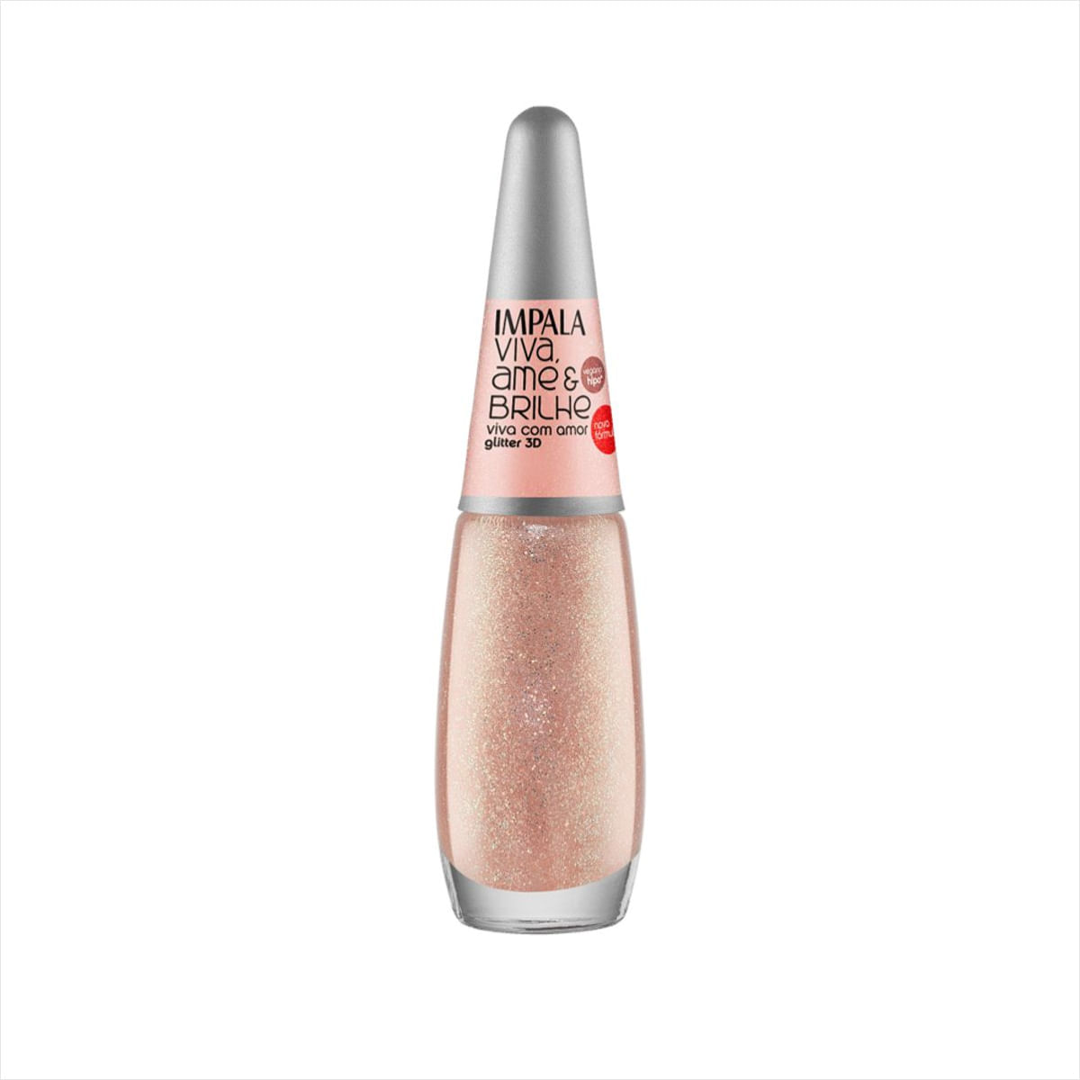 Impala Esmalte Viva Ame E Brilhe Viva Com Amor 7,5ml