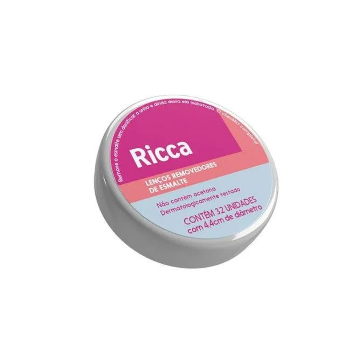 Ricca Lenço Umedecido Removedor de Esmalte 32un