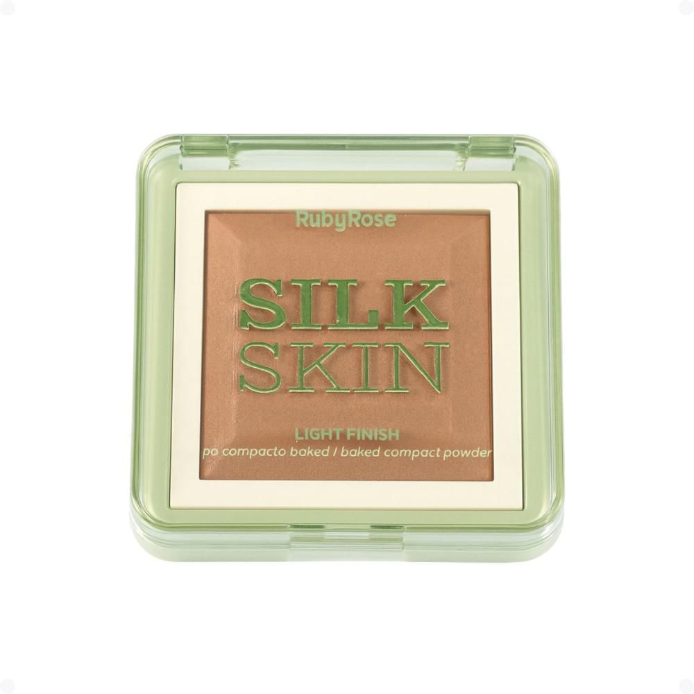 Pó Compacto Ruby Rose Silk Skin Light Finish PC40 HB-M403-4