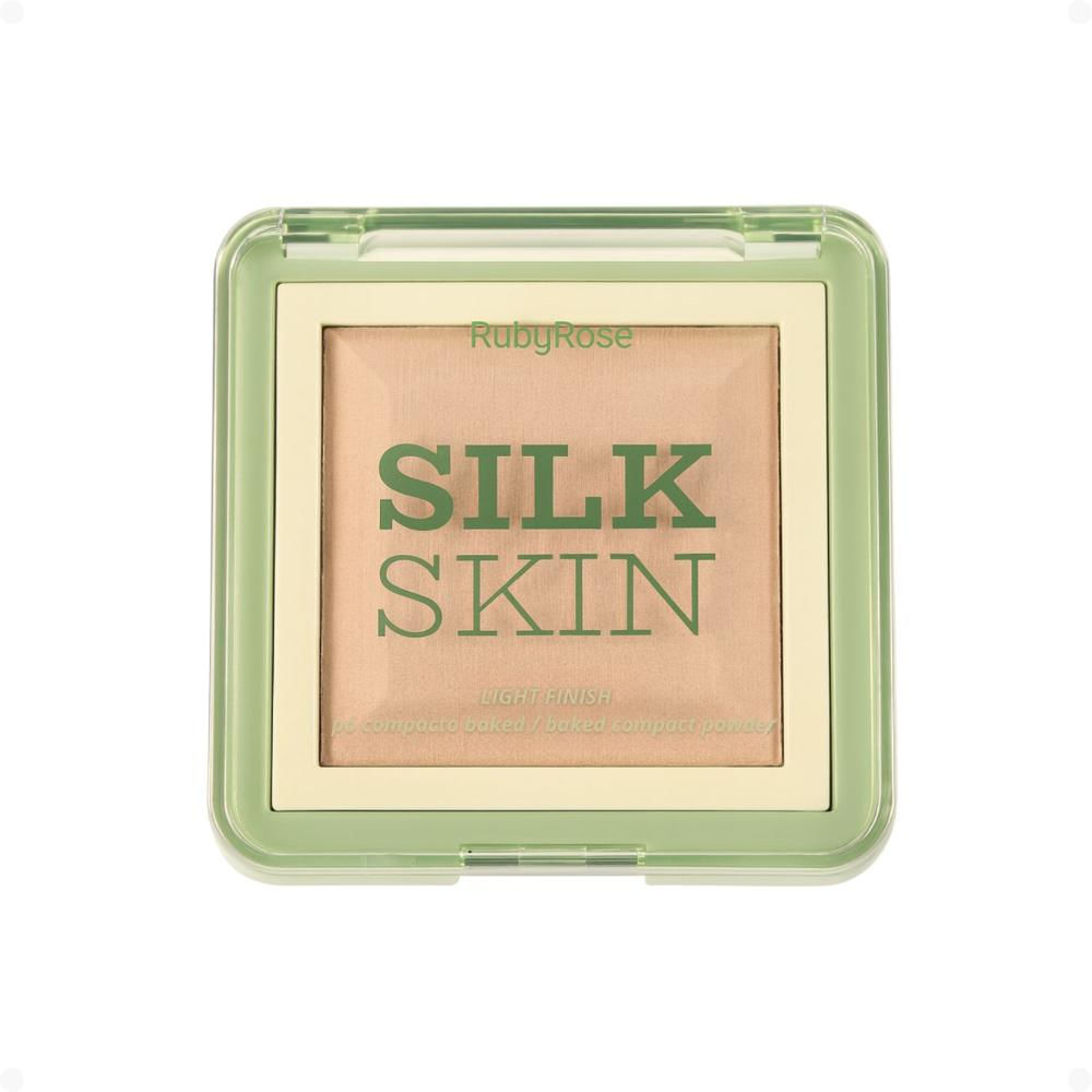 Pó Compacto Ruby Rose Silk Skin Light Finish PC20 HB-M403-2