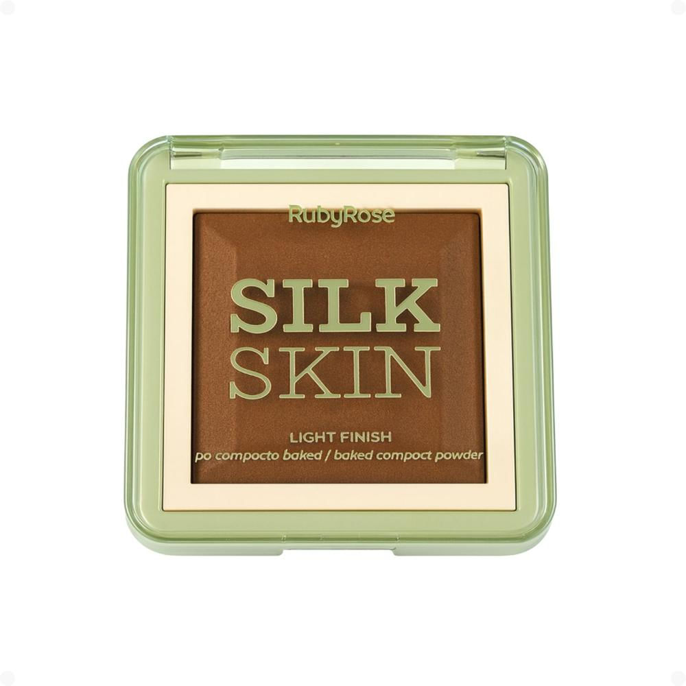 Pó Compacto Ruby Rose Silk Skin Light Finish PC80 HB-M403-8