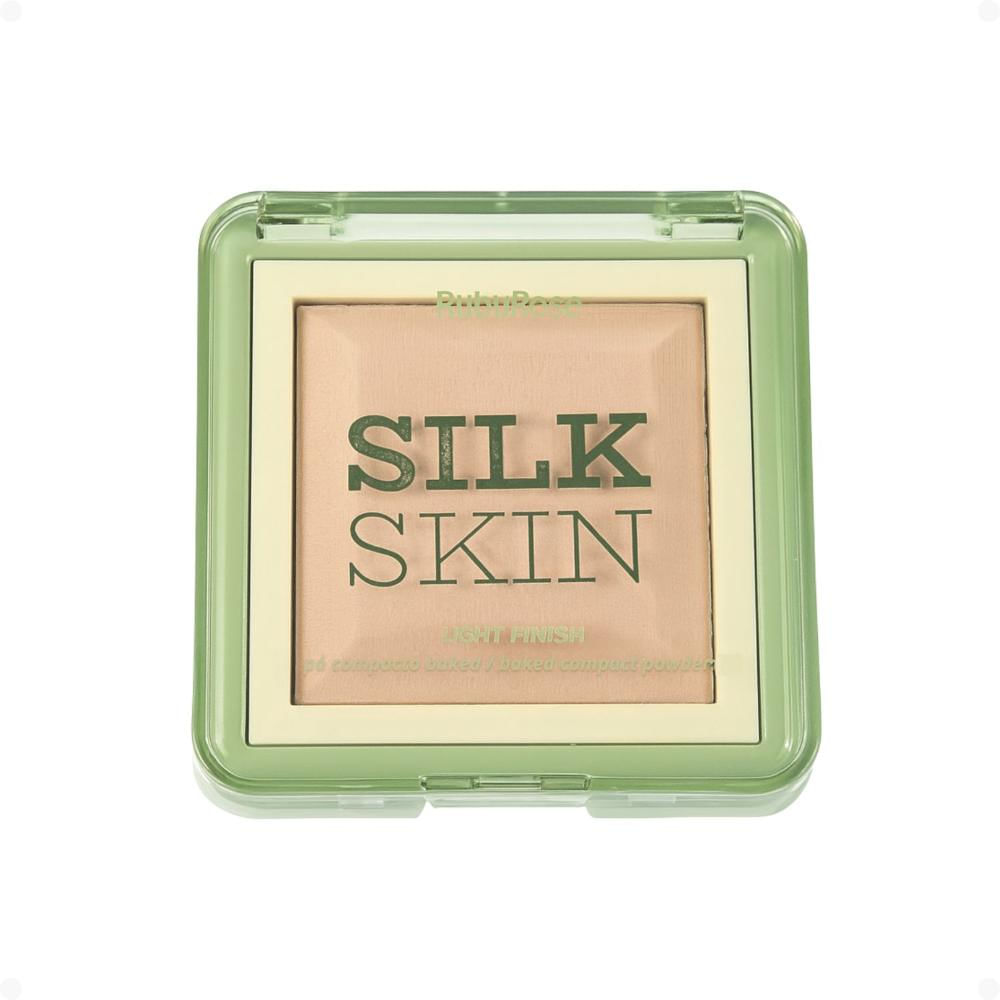 Pó Compacto Ruby Rose Silk Skin Light Finish PC10 HB-M403-1
