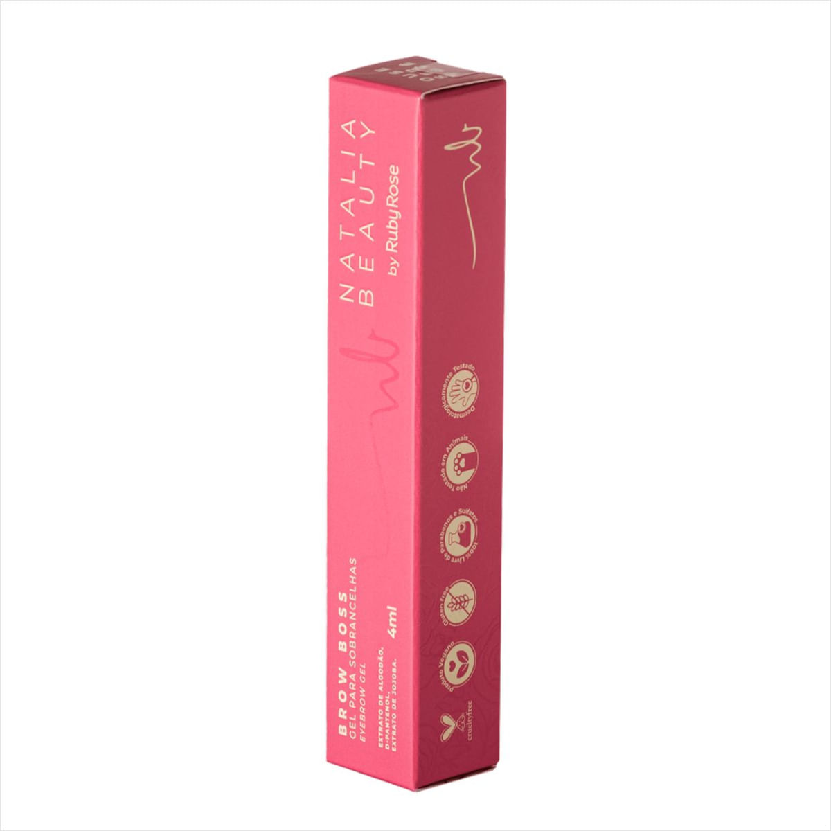 Ruby Rose Gel Para Sobrancelha Brow Boss By Natalia Beauty HBE2505