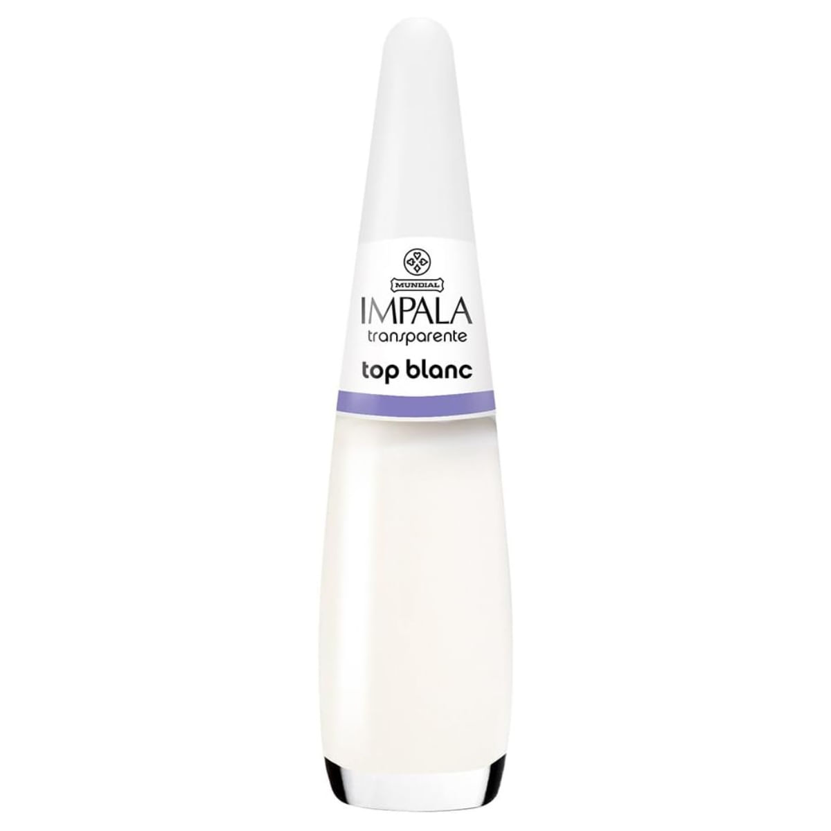 Impala Esmalte A Cor da Moda Transparente Top Blanc 7,5ml