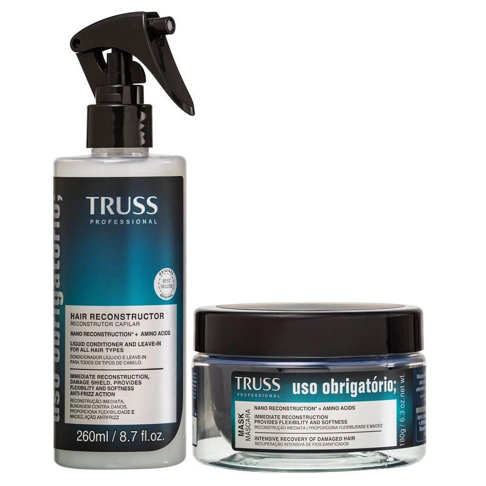 Kit Truss Uso Obrigatório - Máscara 180g + Leave-in 260ml