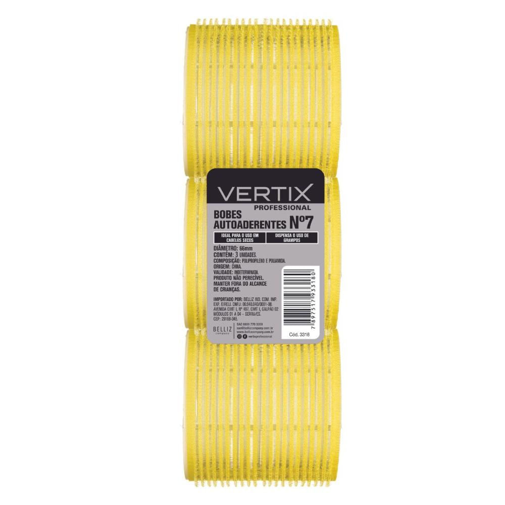 Bobes Autoaderentes Vertix Nº 7 Amarelo
