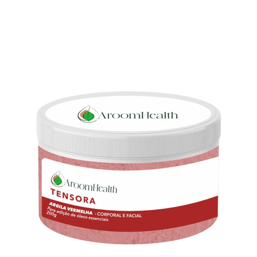 AroomHealth Argila multifuncional Cabelo - Corpo - Rosto - cor Vermelha  200g