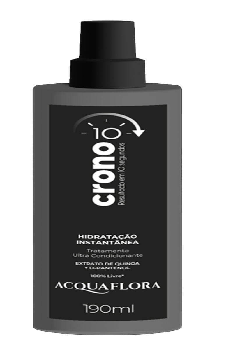Tratamento Ultra Condicionante Crono 10 Hidratação Instantânea 190ml - ACQUAFLORA