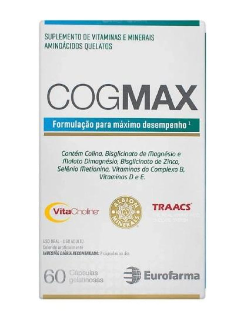 Suplemento Vitaminico Cogmax 60caps