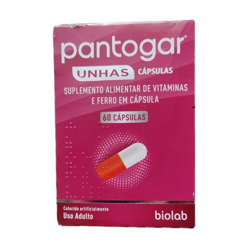 Suplemento Alimentar Pantogar Unhas 60cps