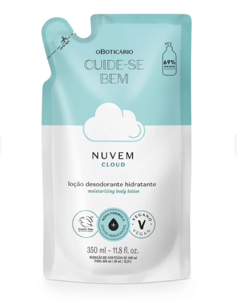 Refil Hidratante Corporal Cuide-se Bem Nuvem 350ml