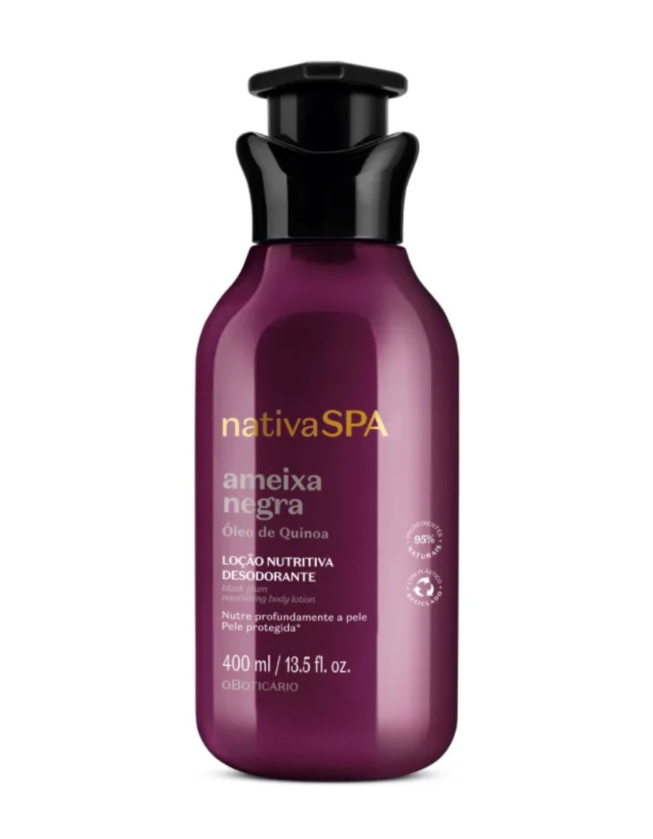 Hidratante Corporal Boticário Nativa Spa Ameixa Negra 400ml
