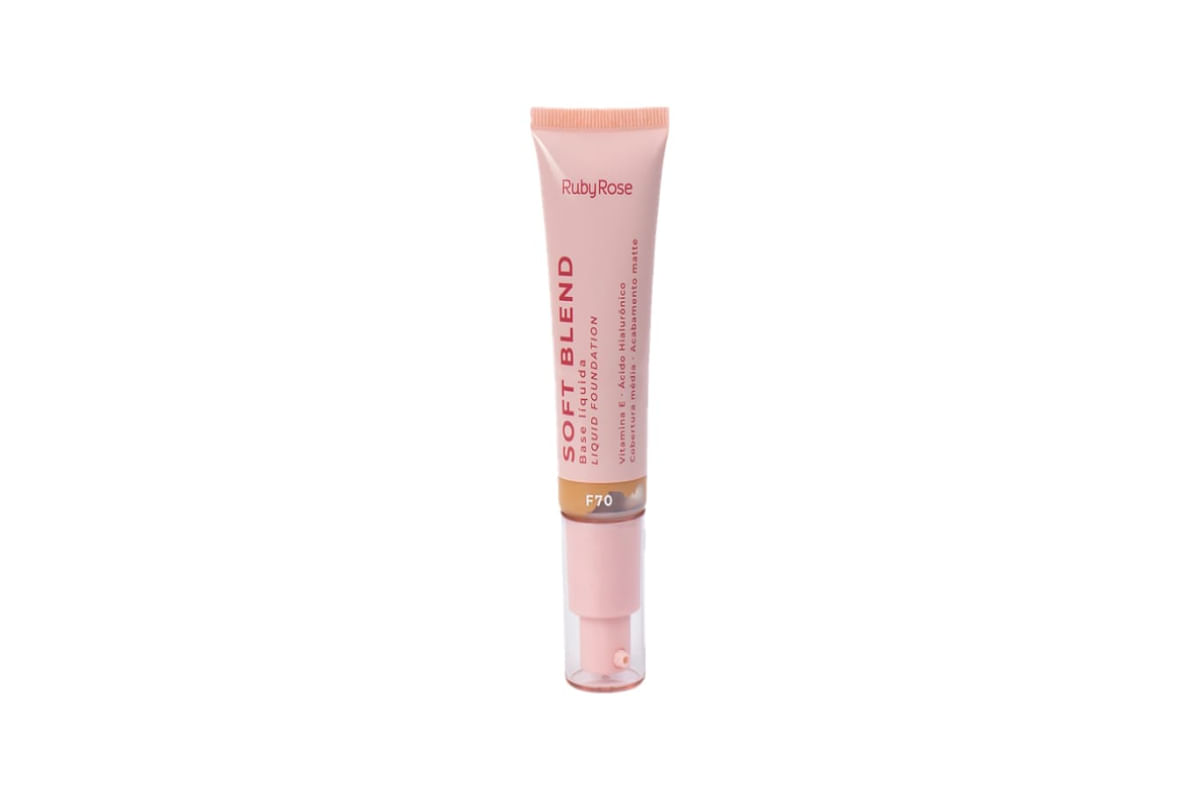Ruby Rose Soft Blend F70 - Base Líquida 30g