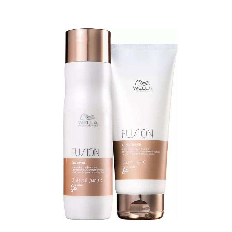 Kit Wella Professionals Fusion Shampoo 250ml e Condicionador 200ml