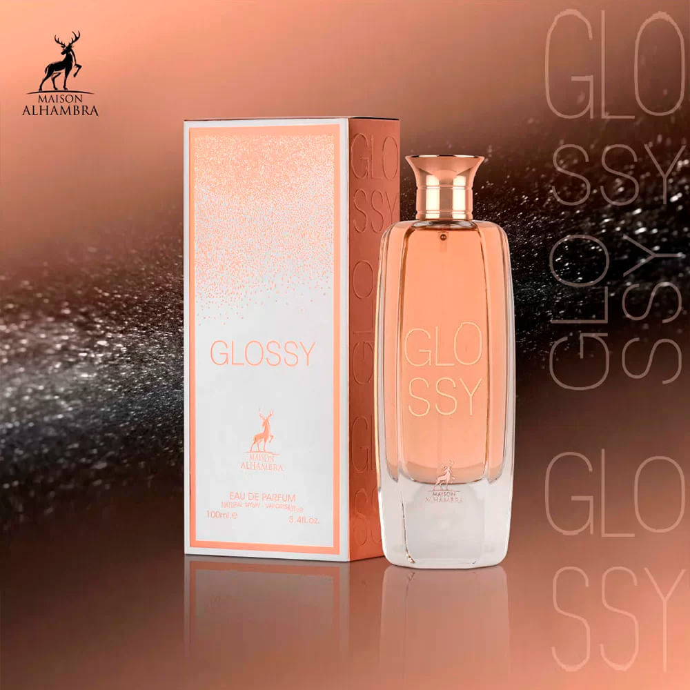 Maison Alhambra Glossy Eau de Parfum Perfume Árabe Feminino 100ml