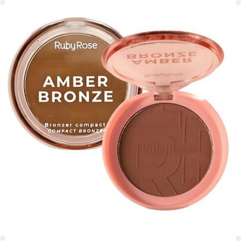 Bronzer Compacto Amber Bronze (COR Tropical Tan) - Ruby Rose