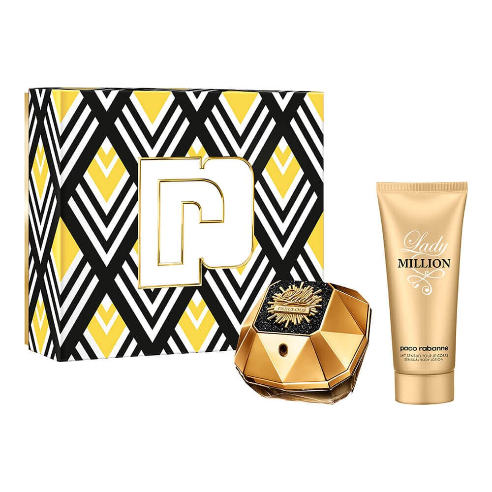 Kit Rabanne Lady Million Fabulous - Eau de Parfum 80 + Body Lotion 100