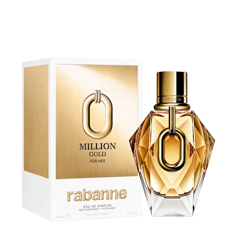 Paco Rabanne Million Gold For Her Eau De Parfum Refillable