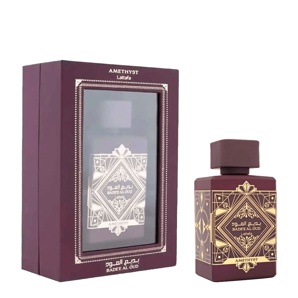 香水(ユニセックス) LATTAFA BADEE AL OUD AMETHYST EDP 100ml Perfume Árabe Unissex Badee Al Oud Amethyst de Lattafa EDP 100ml