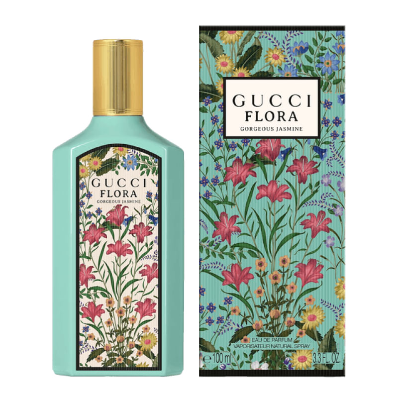 香水(女性用) GUCCI FLORA GORGEOUS JASMINE 100ml Gucci Flora Gorgeous Jasmine Eau de Parfum - Perfume Feminino