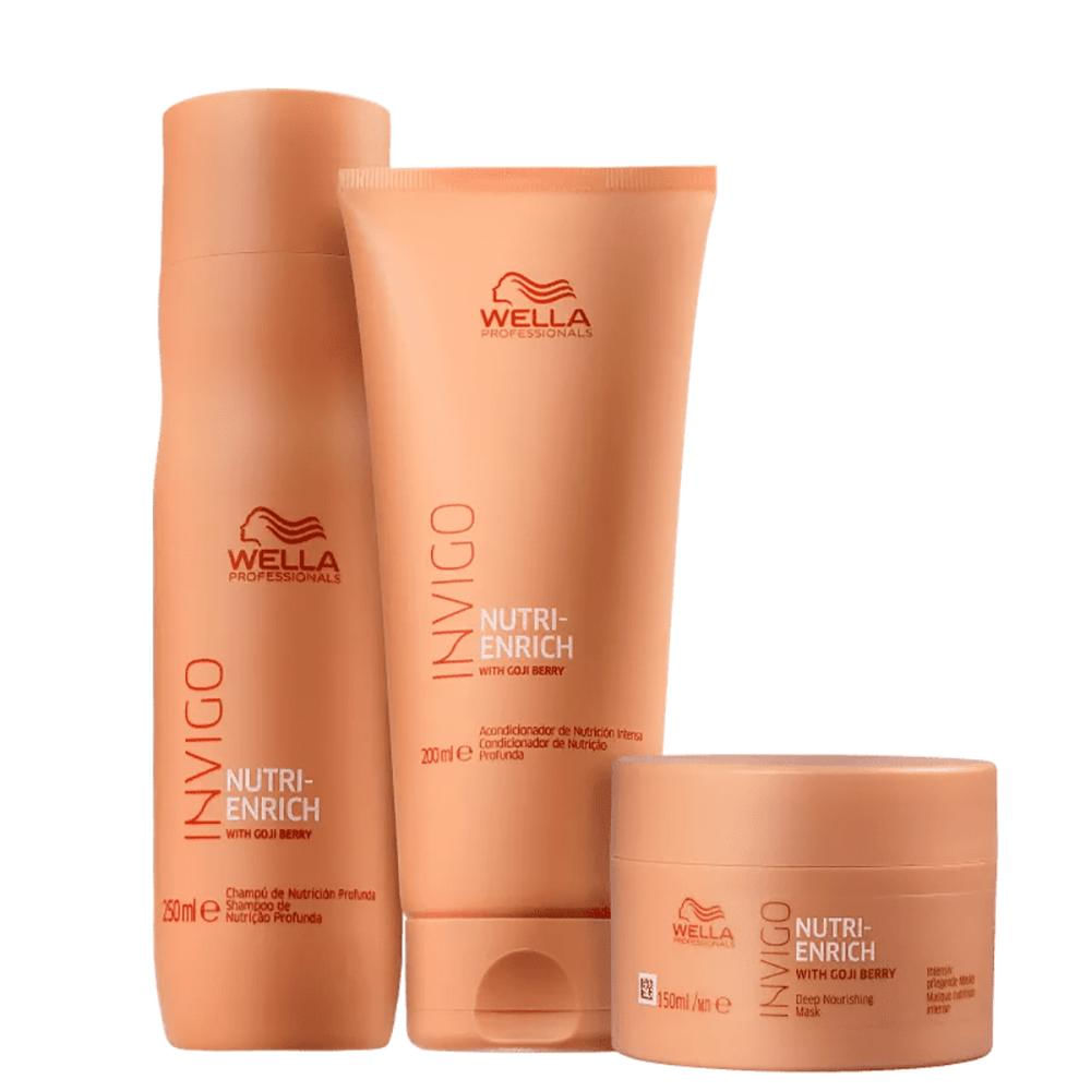 Kit Enrich Wella Shampoo + Condicionador + Máscara